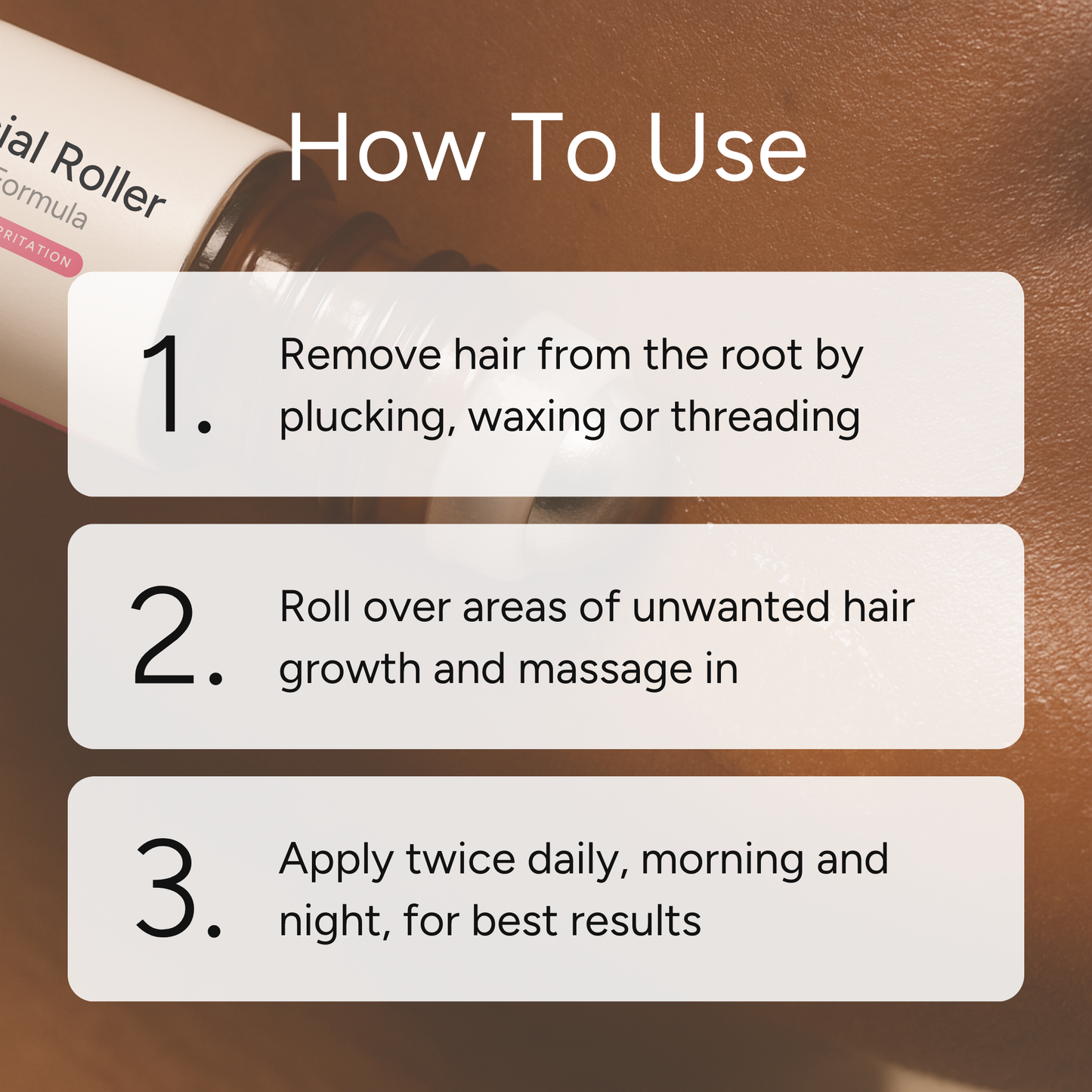 Barely Hair Facial Roller