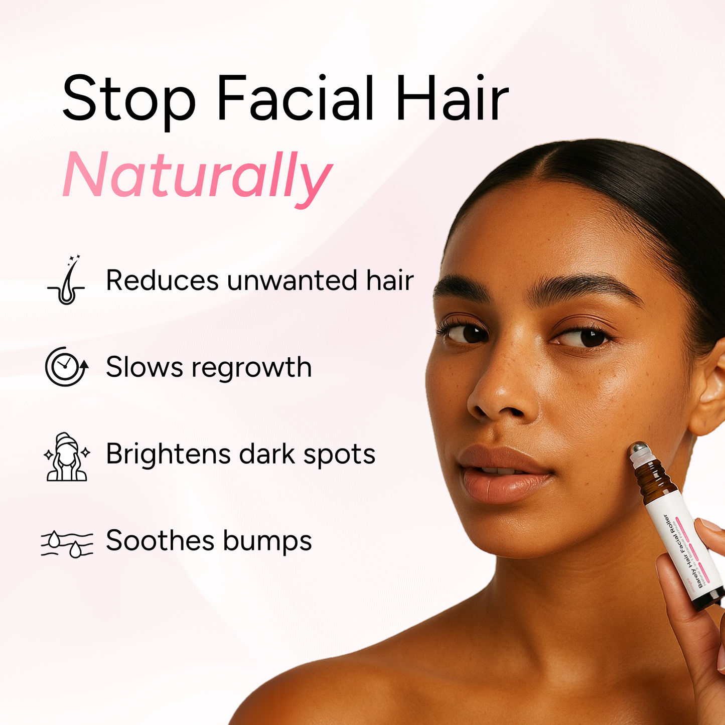 Barely Hair Facial Roller